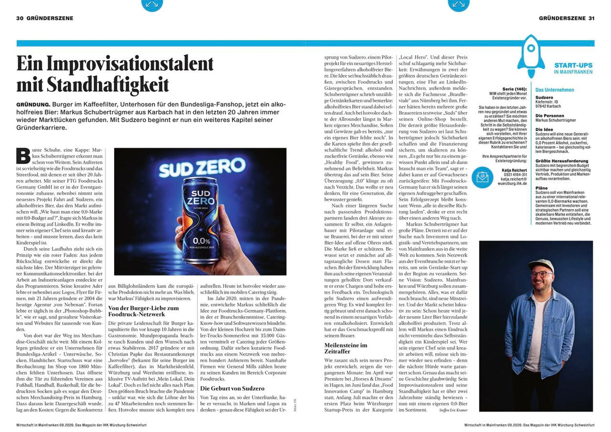 DIE GRÜNDERSTORY in der aktuellen WiM